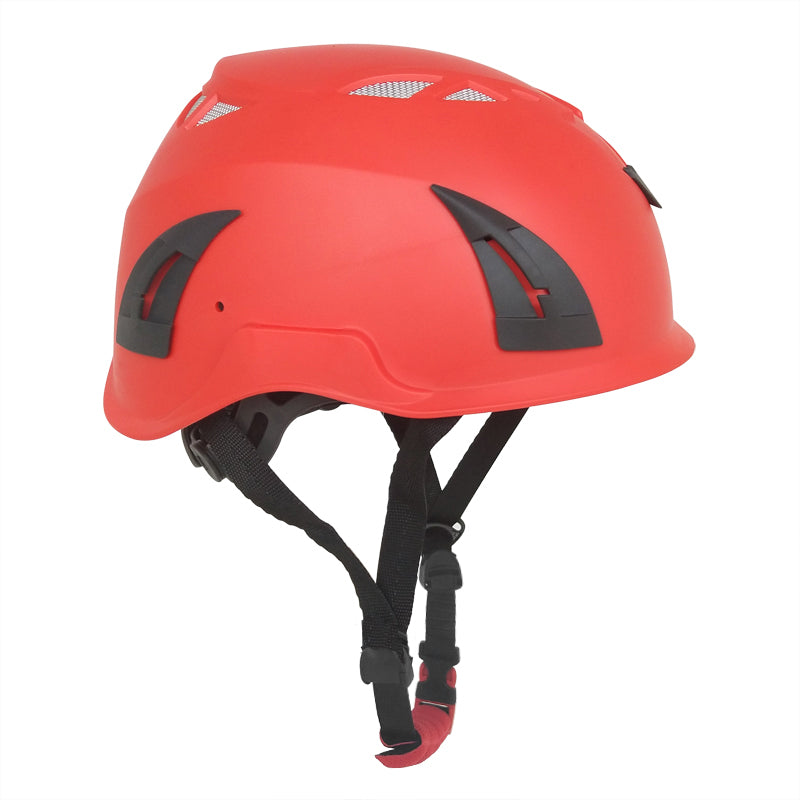 Climbing and Construction Safety helmets w/4-Point Chin Strap CE EN12492