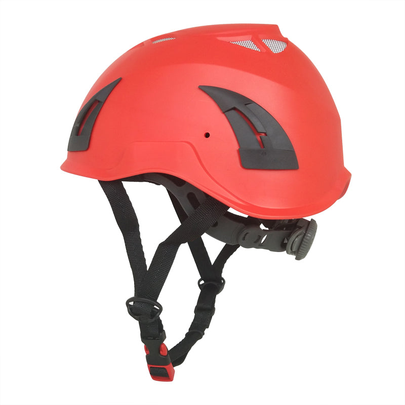 Climbing and Construction Safety helmets w/4-Point Chin Strap CE EN12492