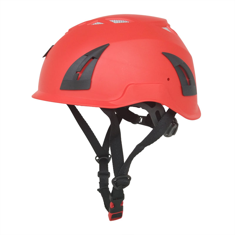 Climbing and Construction Safety helmets w/4-Point Chin Strap CE EN12492