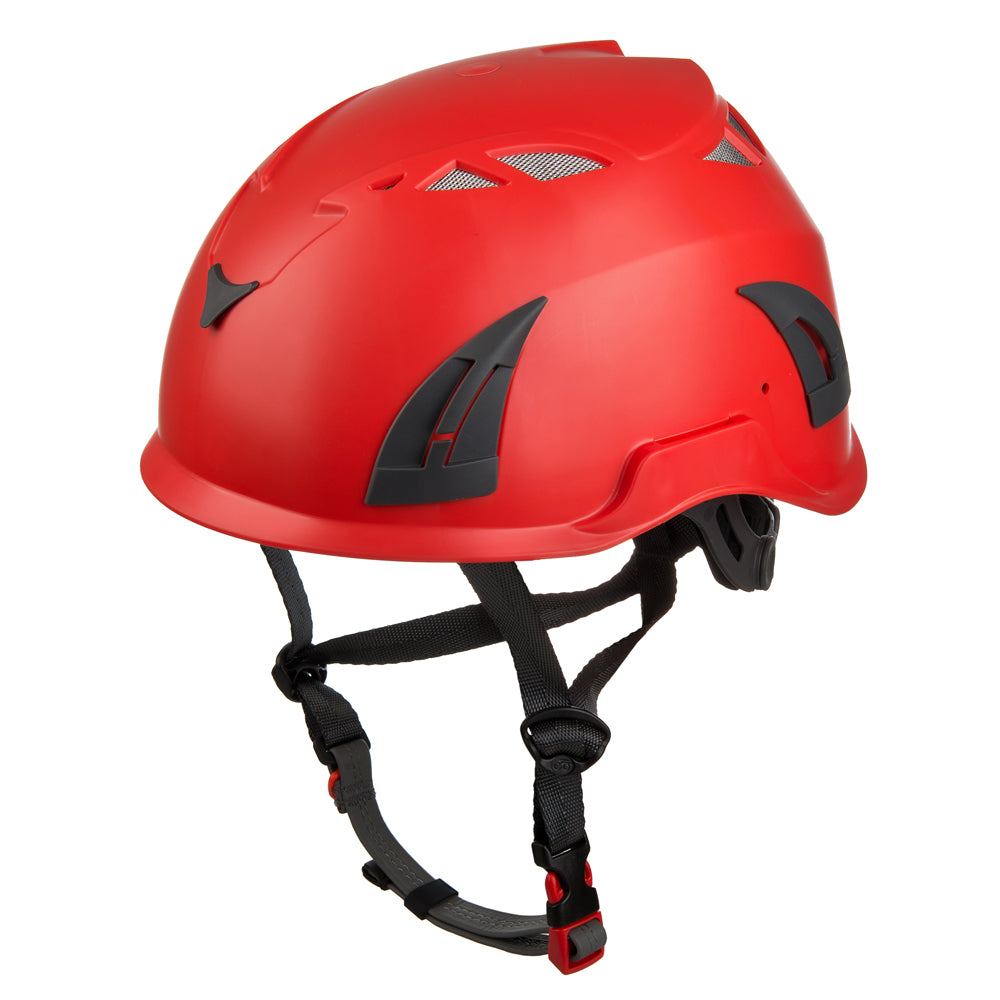 Climbing and Construction Safety helmets w/4-Point Chin Strap CE EN12492